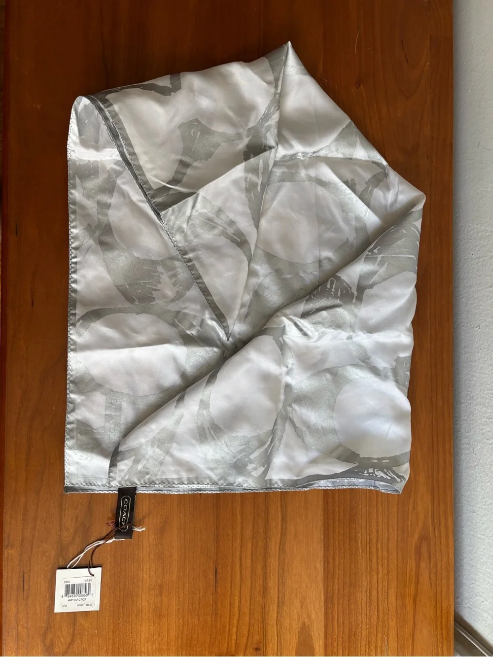 Coach Signature Silk Scarf Signature